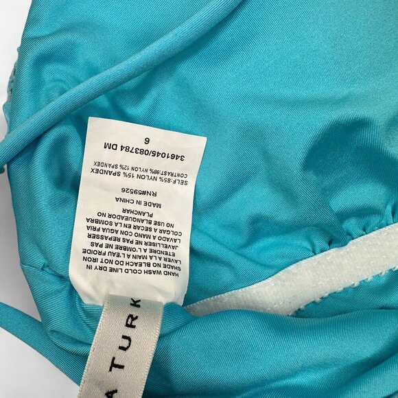 Trina Turk Women's Sun Opal One Piece Swimsuit in gradient Blue Sz 6 - Picture 10 of 10